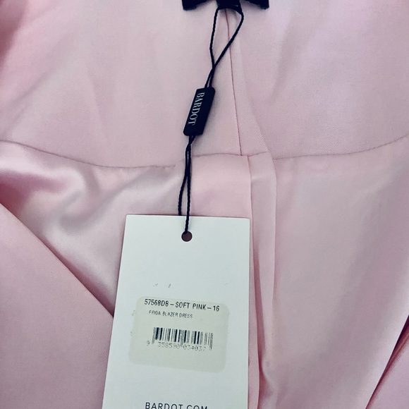 BARDOT FRIDA BLAZER DRESS SOFT PINK XXL - Picture 6 of 13